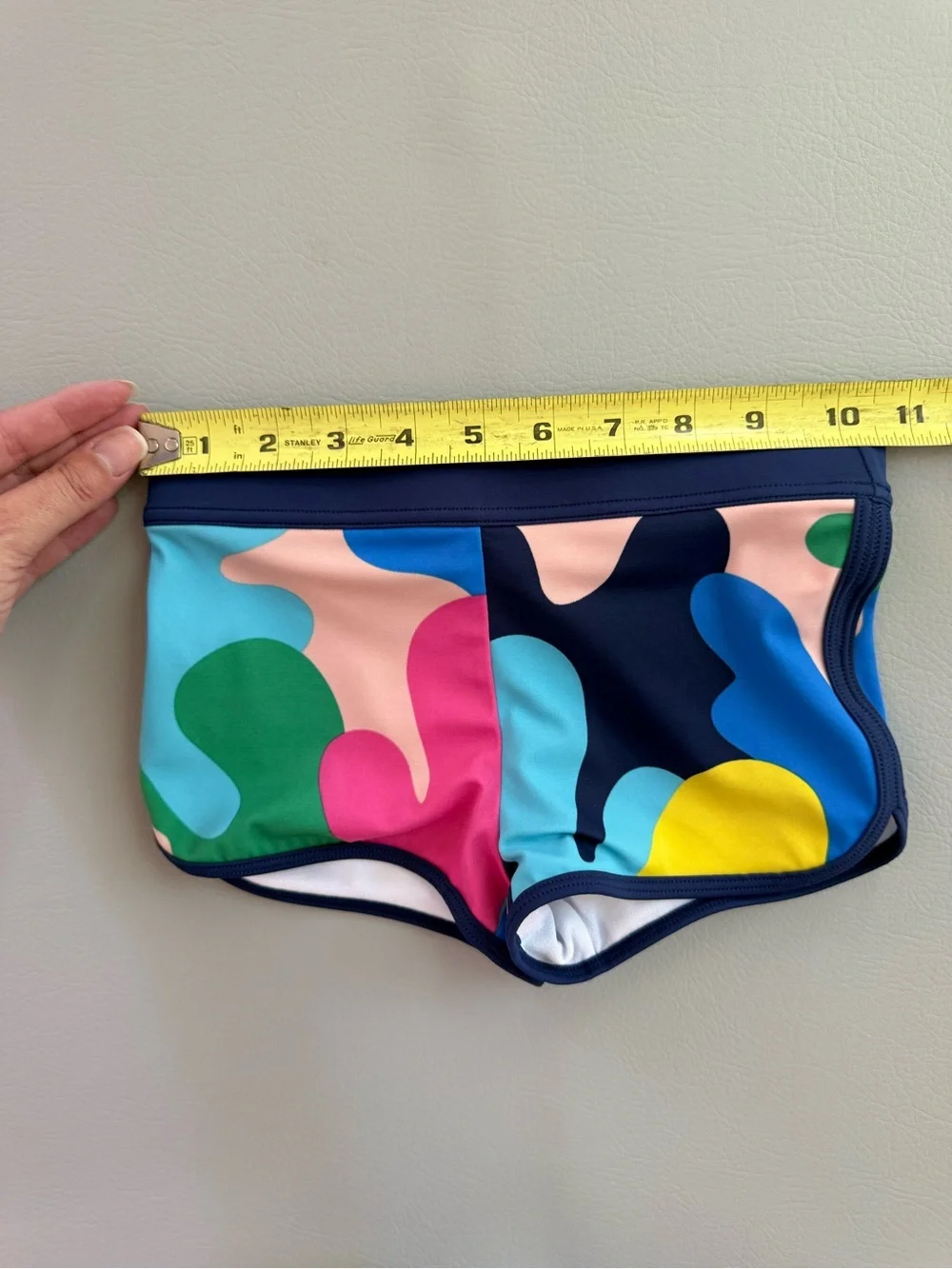 Mini Boden Gold Polkadot Swim Shorts Bikini Bottoms